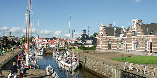 .Lemmer Friesland Hafen.